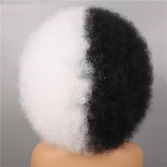 BRAND NEW Wig Black and White Wig - Picture 3 of 8